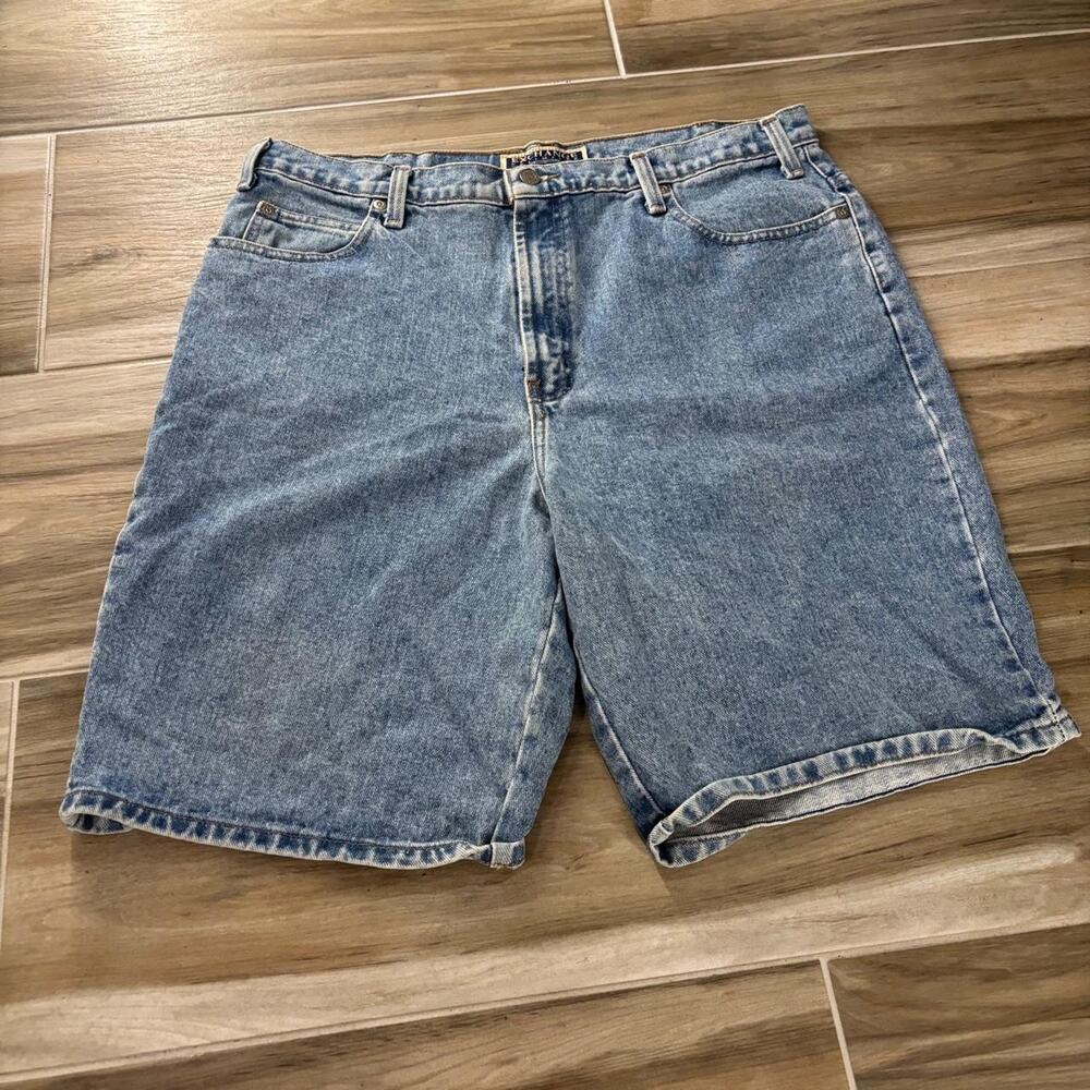 Light Blue Baggy Denim Jorts